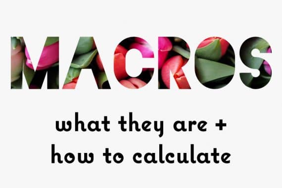 Tracking Calories and Macronutrients